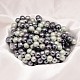 Faceted Round Shell Pearl Bead Strands X-BSHE-L012-8mm-L015-2