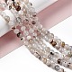 Chapelets de perles d'agate naturelle G-C011-01B-2