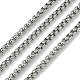 304 Stainless Steel Box Chains CHS-K001-37C-1