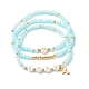 Ensembles de bracelets élastiques en perles de verre BJEW-JB06575-03-1