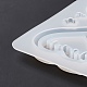 DIY PawPrint & Heart & Star & Rectangle Shaped Pendant Food-grade Silicone Molds X-SIMO-D001-05-5