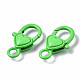 Spray Painted Eco-Friendly Alloy Lobster Claw Clasps PALLOY-T080-04-NR-3