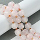 Fili di perline quarzo roso  naturale  G-Q010-A10-01-4