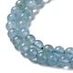 Perles de calcite bleues naturelles G-F756-A02-01-4