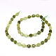 Natürlichen grünen Granat Perlen Stränge G-O201B-34-2