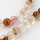 Chapelets de perles de pierre de pastèque en verre G-G913-6mm-01-3