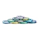 10 рулон 10 цвета 6-слойный шнур из полиэстера для домашних животных OCOR-L046-03B-3