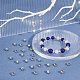 Unicraftale 100pcs 201 perles en acier inoxydable STAS-UN0025-23-3