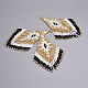 Handmade Japanese Seed Beads Tassels Pendants SEED-P003-03B-1