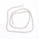Electroplate Glass Beads Strands X-EGLA-F003-C13-2