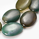 Natural Green Agate Beads Strands G-Q468-85-1