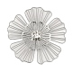 Messing-Cobochons&nbsp;LS-KK-L219-09P-01-1