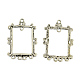 Tibetan Style Alloy Rectangle Chandelier Components Links TIBE-821-AS-FF-1