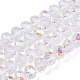 Electroplate Glass Beads Strands EGLA-A034-T6mm-B33-1