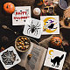 BENECREAT 12PCS Halloween Themed Drawing Stencils DIY-WH0172-707-6