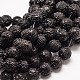 Natural Obsidian Round Bead Strands G-P073-60-1