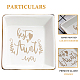 CREATCABIN Porcelain Square Jewelry Holder AJEW-CN0001-06B-3