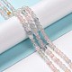 Естественно Morganite шарик нити G-P213-18-4mm-4