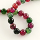 Round Dyed Natural Tourmaline Gemstone Beads Strands G-R262-6mm-2