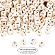 OLYCRAFT 1000pcs 8mm Alphabet Wooden Beads Square Wooden Beads Large Hole Wooden Loose Beads Natural Color Cube Beads with Initial Letter for Jewelry Making and DIY Crafts WOOD-WH0027-27-4