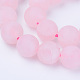 Chapelets de perles en quartz rose naturel X-G-Q462-10mm-11-1