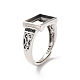 925 componente de anillo ajustable de plata esterlina&nbsp;STER-C011-14AS-1