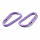 アルミスプリングゲートリング  D形  紫色のメディア  46x24x4.5mm  内径：38.5x16mm KEYC-S255-005F-3