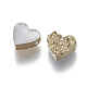 Imitation Druzy Gemstone Resin Beads RESI-L026-D01-2