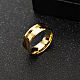 Ионное покрытие (ip) 201 рифленое кольцо для пальца из нержавеющей стали MAK-WH0007-16G-4