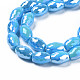 Electroplate Glass Beads Strands EGLA-S194-15A-A07-3