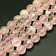 Chapelets de perles en quartz rose naturel G-J157-8mm-11-3