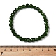 Bracciali in perle di giada naturale taiwan&nbsp;BJEW-K212-A-019-4