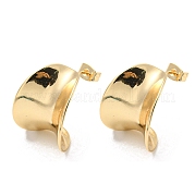 Латунь серьги стержня EJEW-B035-02KCG