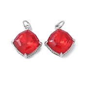 Латунные микро проложить кубического циркония подвески KK-F892-08P