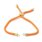 Изготовление браслетов из хлопка KK-F758-03-03-G