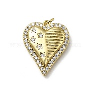 Латунные микро проложить кубического циркония подвески KK-C090-42G-08