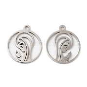 201 Stainless Steel Pendants STAS-A084-01P