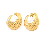 Серьги-гвоздики из нержавеющей стали 304 EJEW-L290-010G