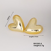 Модные милые серьги-сердечки для индивидуального подбора WX1077-8