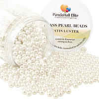 Perlmutt umweltfreundliche gefärbte Glasperle runde Perle HY-PH0002-04-B