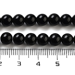 Natürlichen Obsidian Perle Stränge&nbsp;G-R173-6mm-02