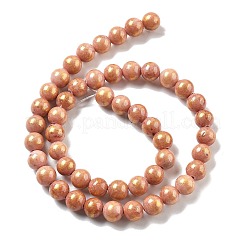 Chapelets de perles en jade Mashan naturel&nbsp;G-A255-A01-01F