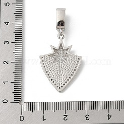 Ottone micro spianare pendenti zirconi&nbsp;KK-U047-06P
