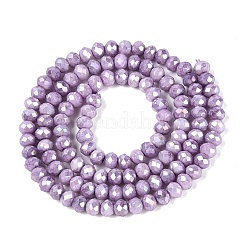 Brins de perles de verre rondelles électrolytiques anti-ternissement&nbsp;EGLA-T021-3mm-17-11