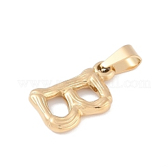 Ciondoli in acciaio inox 304&nbsp;STAS-F235-01G-B