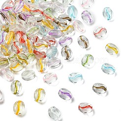 100 Stück transparente Glasperlen&nbsp;GLAA-CJ0002-91
