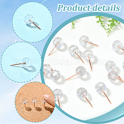 Punaises rondes en plastique&nbsp;AJEW-WH20070-074C