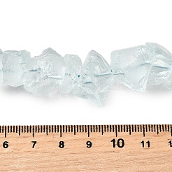 Stränge aus Glasimitat-Aquamarinperlen&nbsp;G-I283-F29