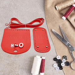 Kit di accessori per borse a tracolla in pelle PU lavorate a mano all'uncinetto&nbsp;DIY-CL0002-52A