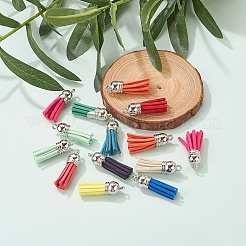60pcs 30 Farben faux Wildleder Quaste Anhänger Dekorationen&nbsp;FIND-YW0001-13P